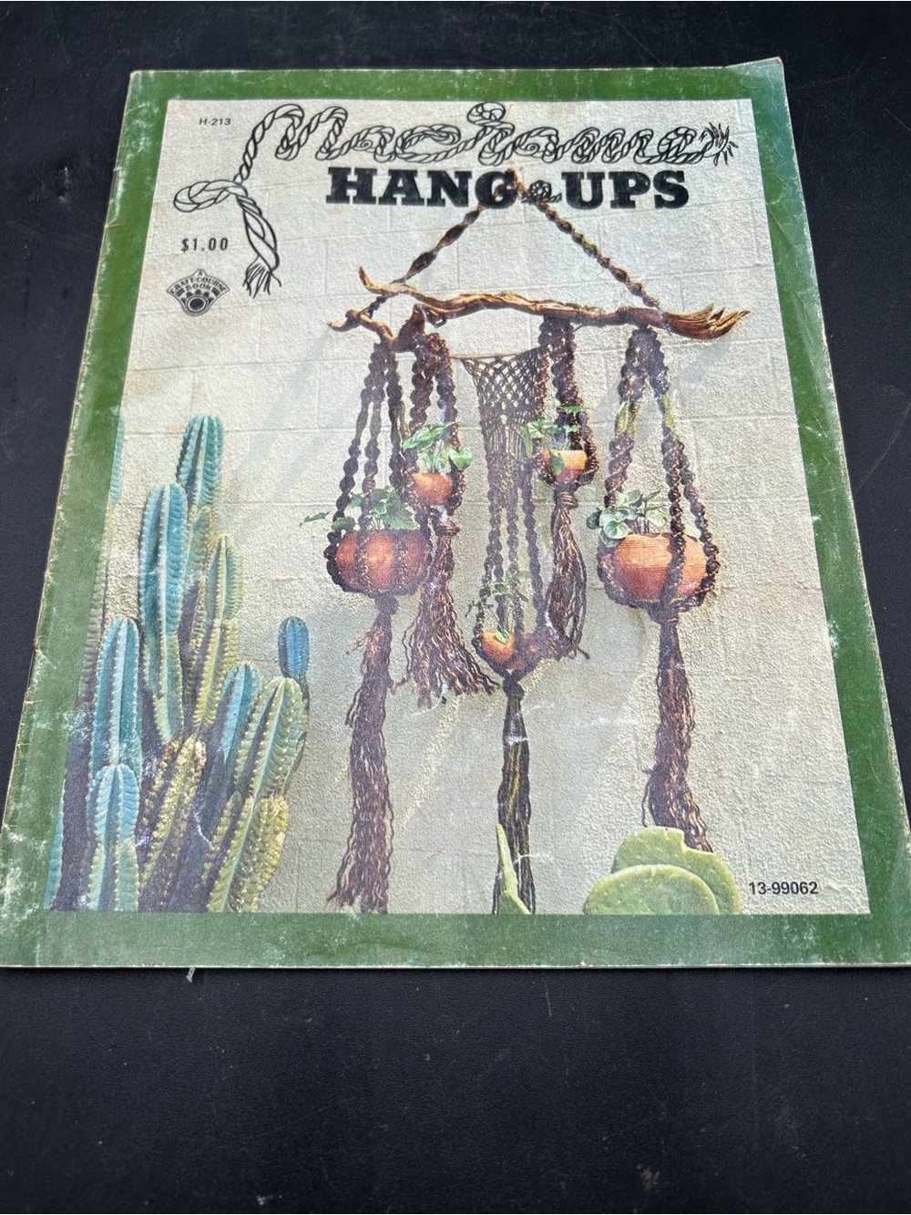 Vintage Macrame Wall Hanging Planter holder pattern